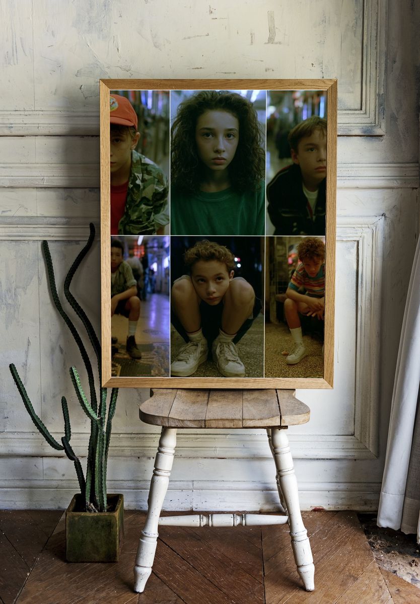 Stranger Things Kids Portrait Poster. — room view 1