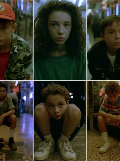 Stranger Things Kids Portrait Poster.