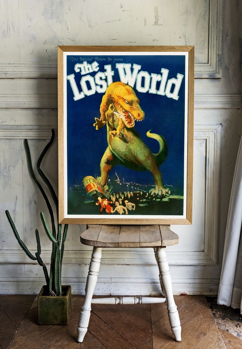 Lost World (1925) chromolithograph art. — room view 1