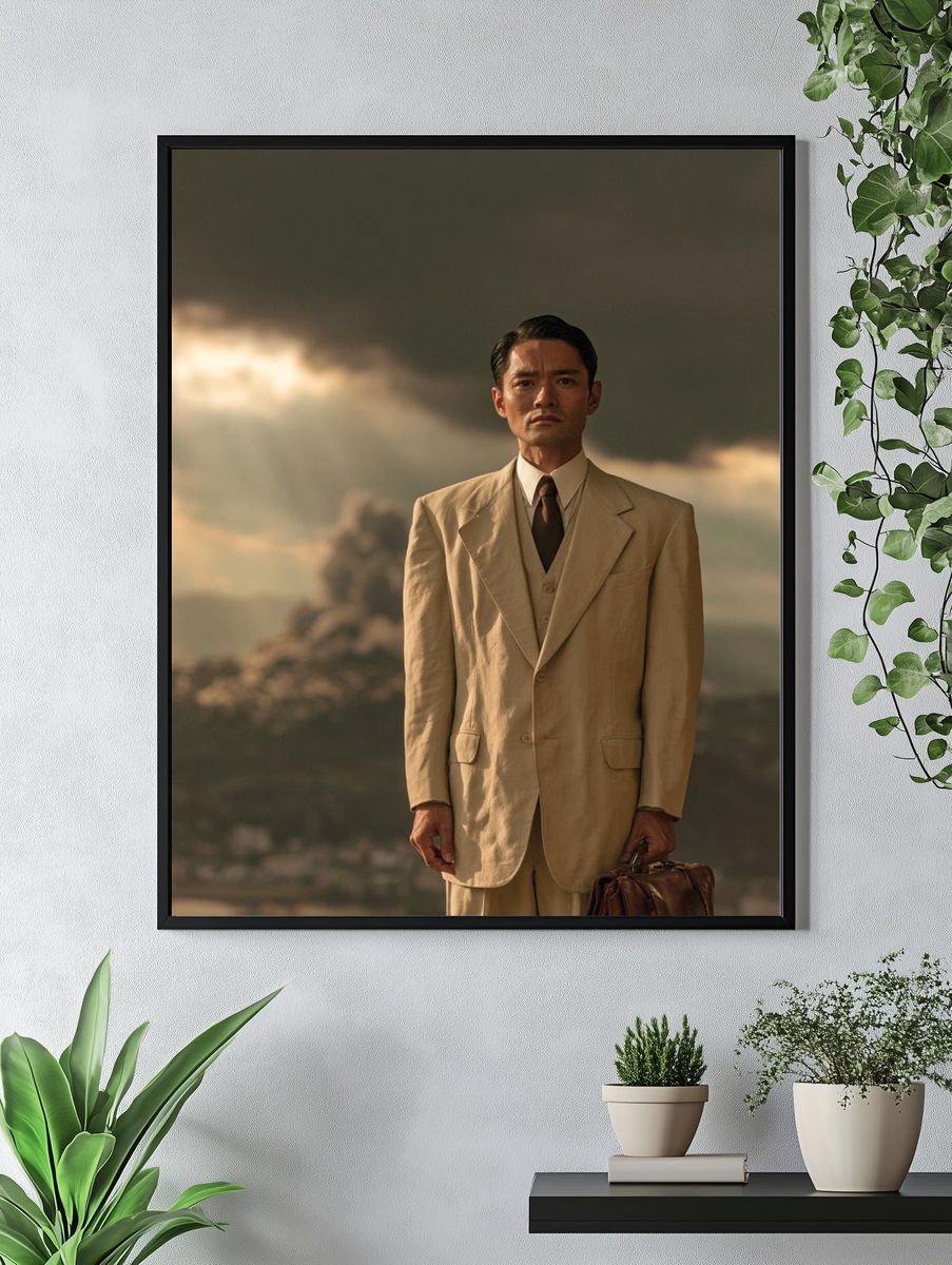Oppenheimer Portrait Poster. — room view 4