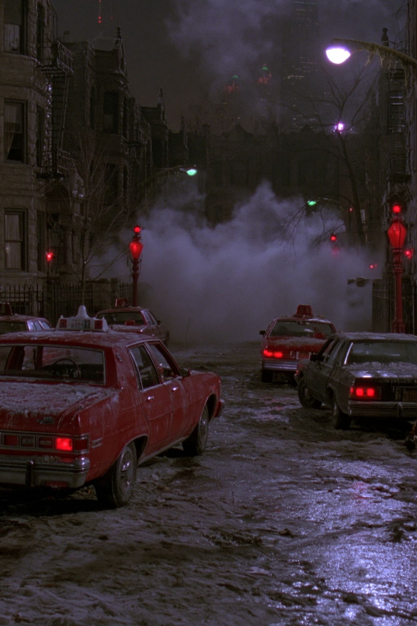 Foggy City Street Movie Poster. poster — movies art