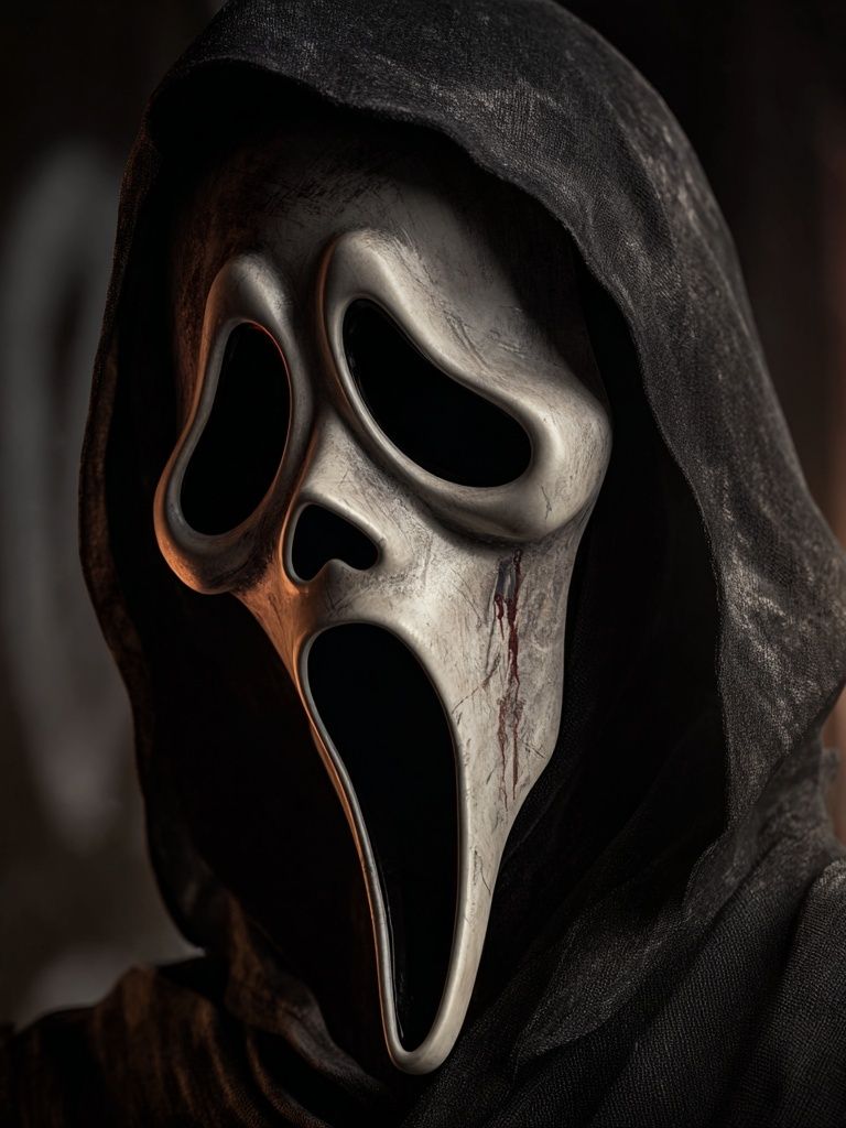 Ghostface Horror Portrait Poster. poster detail