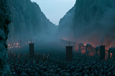 Samurai Canyon Battle Poster.