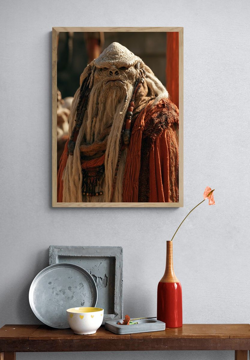 Mystic Alien Elder Portrait Poster. — room view 3