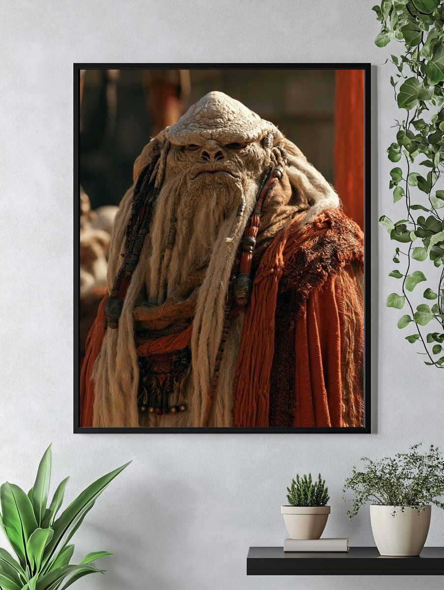 Mystic Alien Elder Portrait Poster. — room view 4