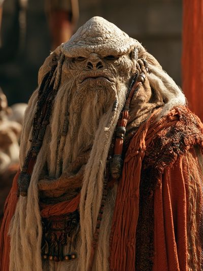 Mystic Alien Elder Portrait Poster.