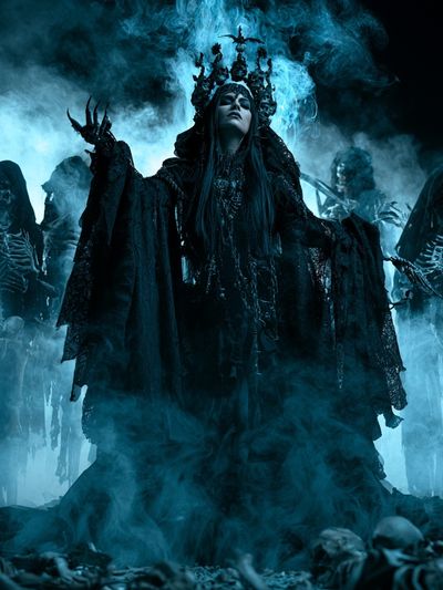 Dark Ritual Queen Horror Print. poster
