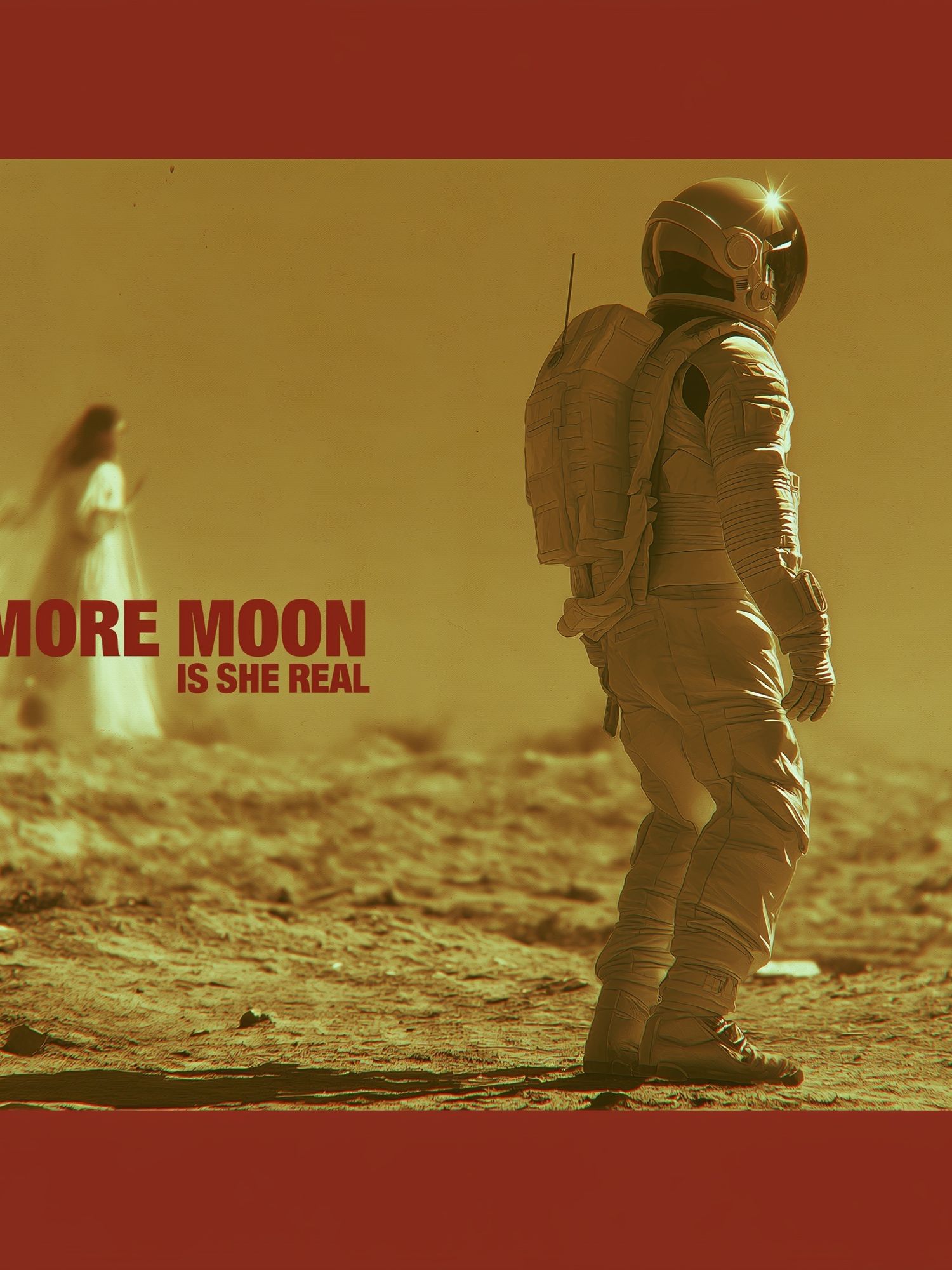 Moon Astronaut Sci-Fi Poster. poster — movies art