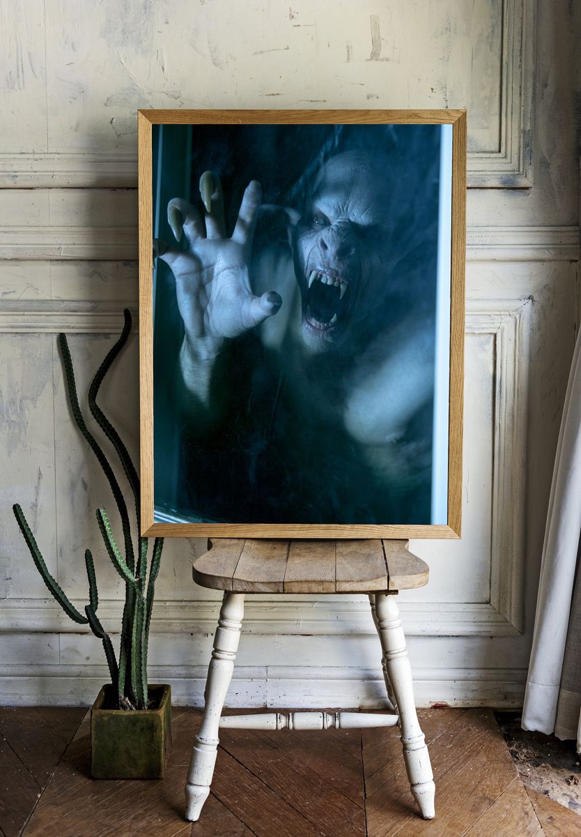 Vampire Creature Horror Poster. room preview