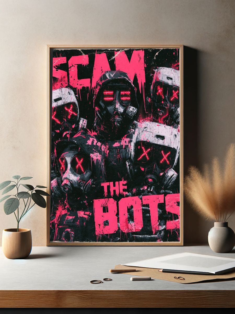 The Bots Sci-Fi Poster. — room view 2
