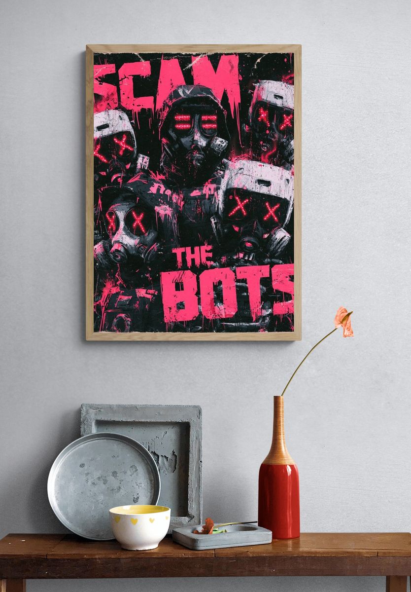 The Bots Sci-Fi Poster. — room view 3