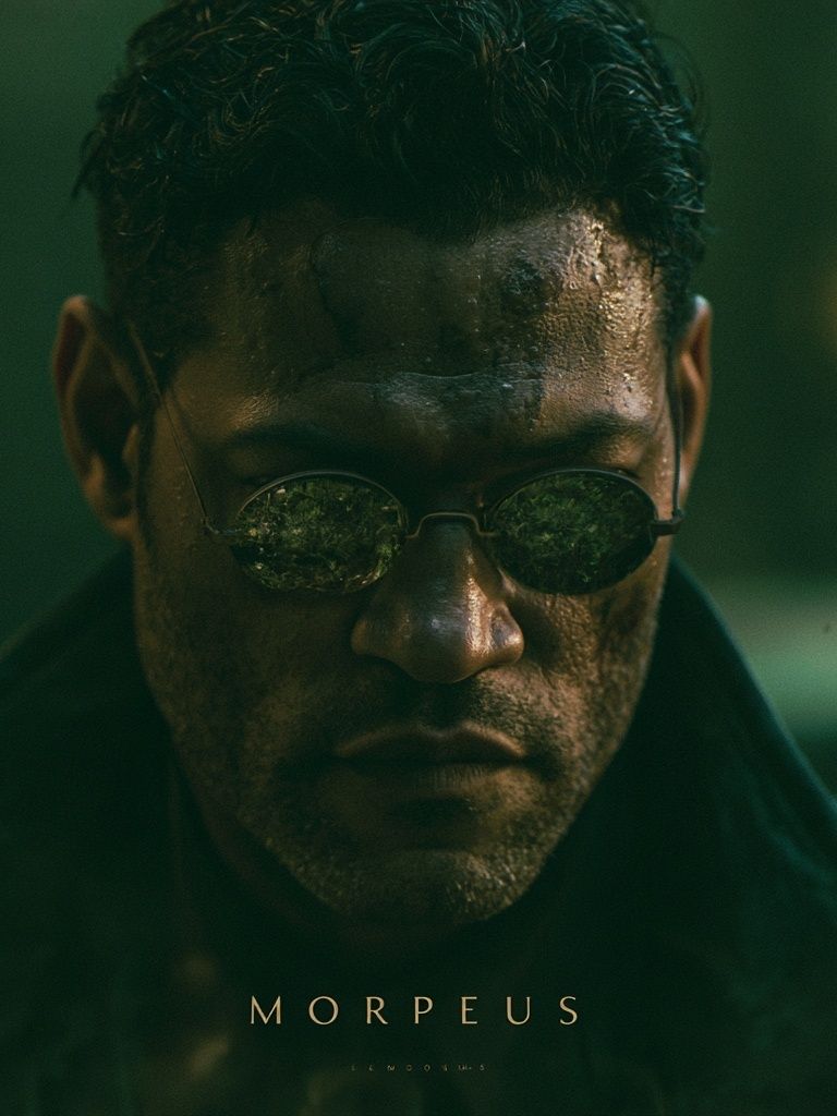 Morpheus Portrait Poster. poster — movies art