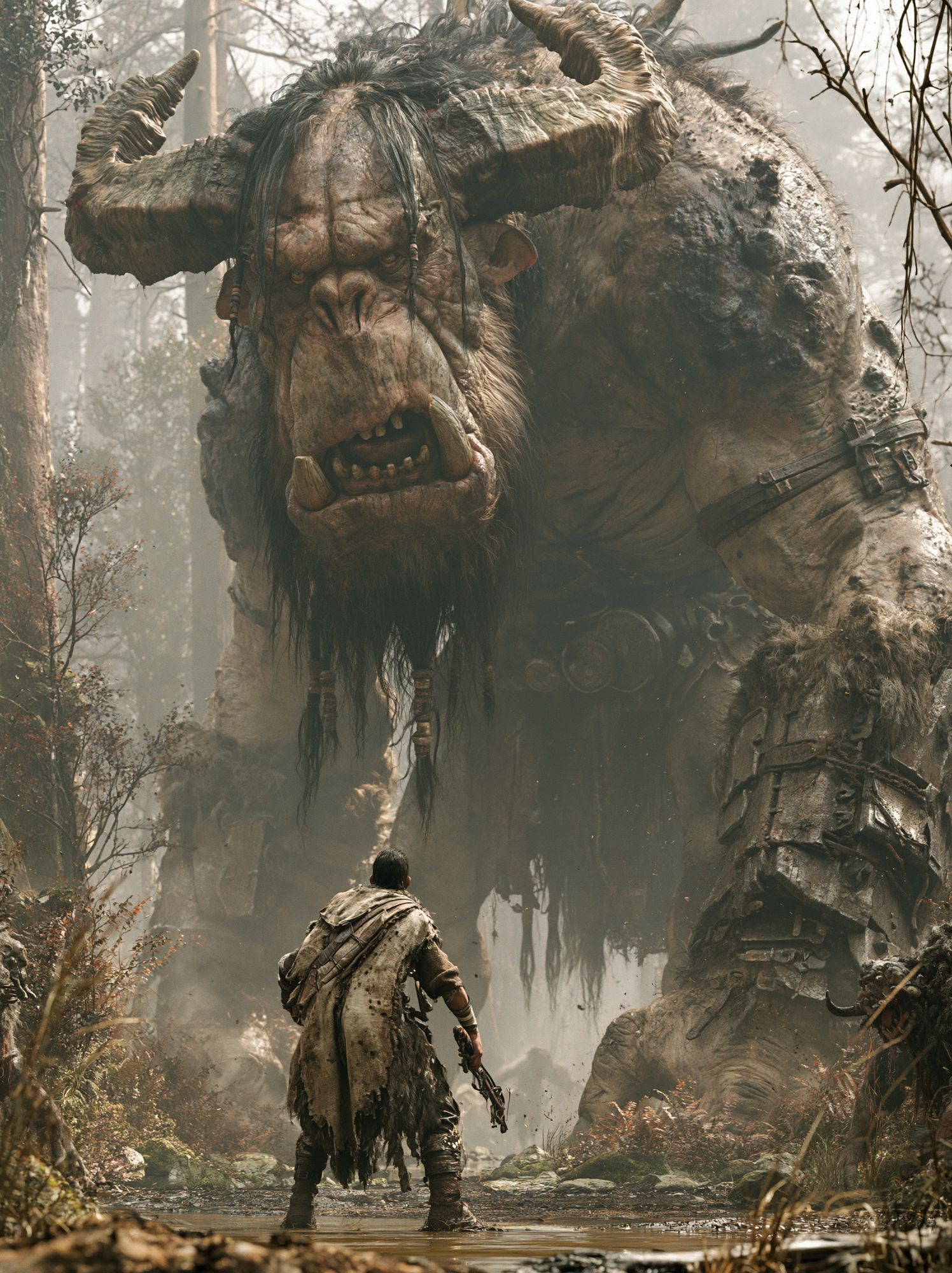 Giant Troll Forest Encounter Poster. poster detail