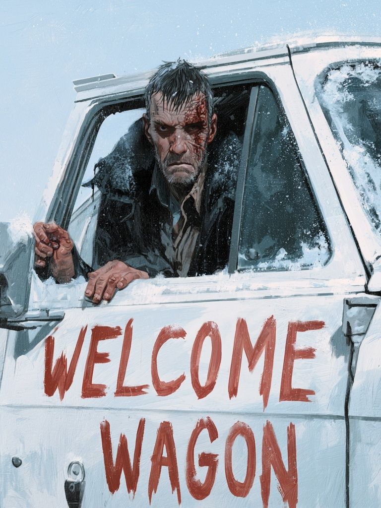 Welcome Wagon Horror Poster. poster detail