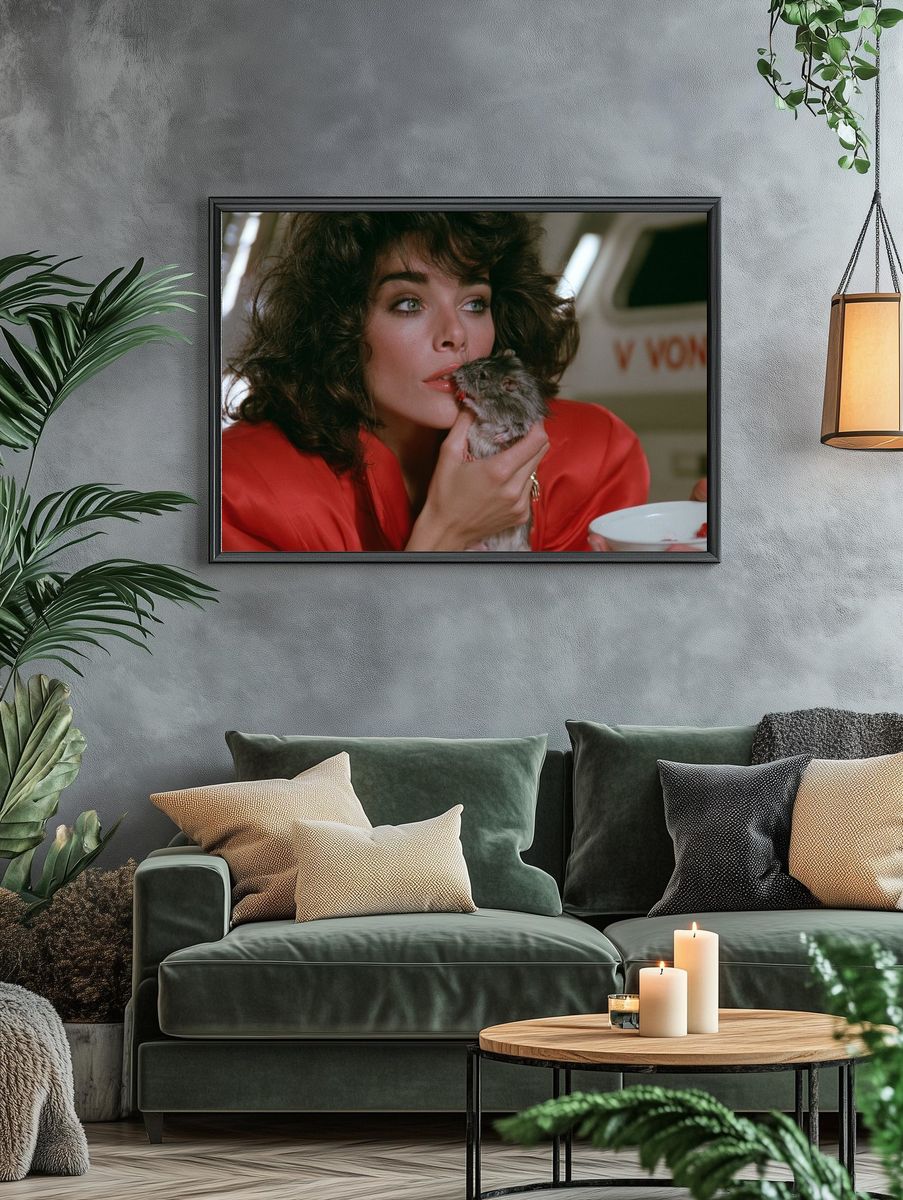 Woman and Rat Film Still Poster. — room view 4