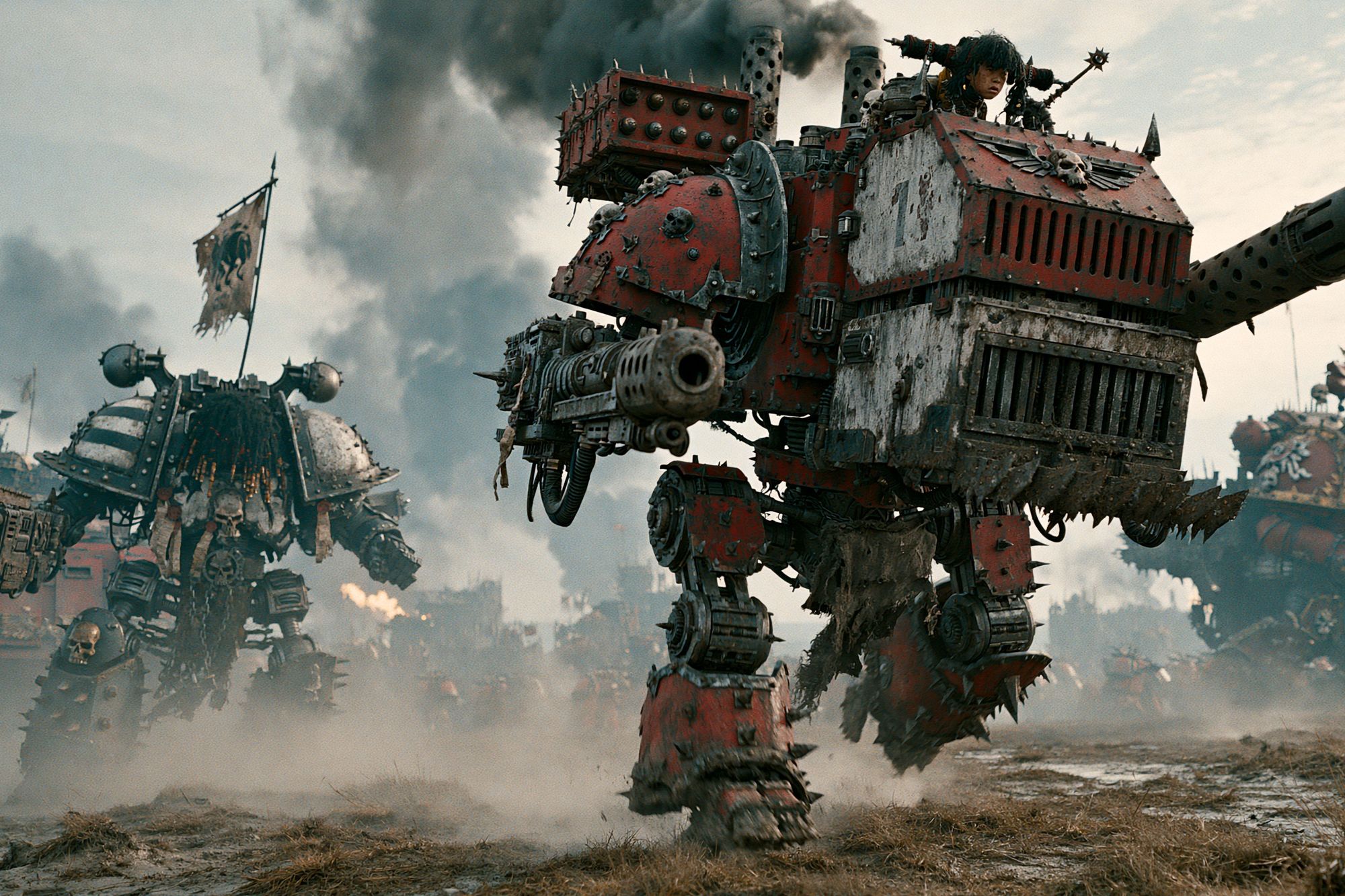 War Mechs Sci-Fi Poster. poster — movies art