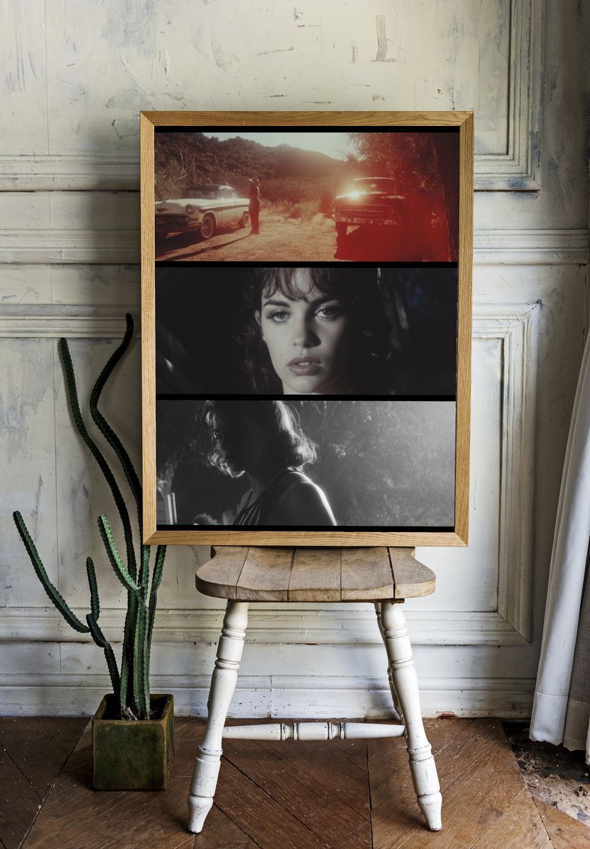 Cinematic Noir Portrait Poster. — room view 1