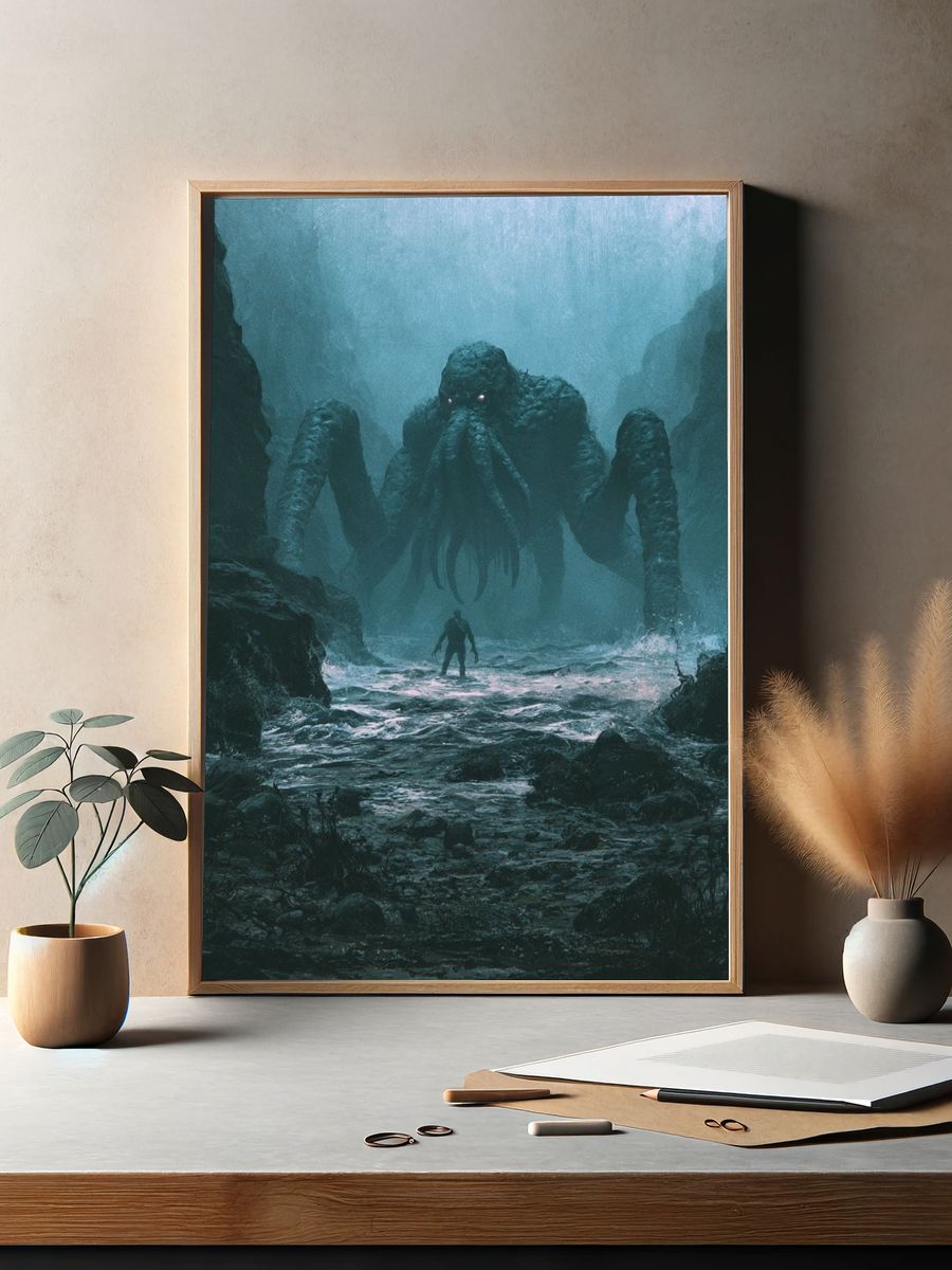 Cthulhu Cavern Encounter Print. — room view 2