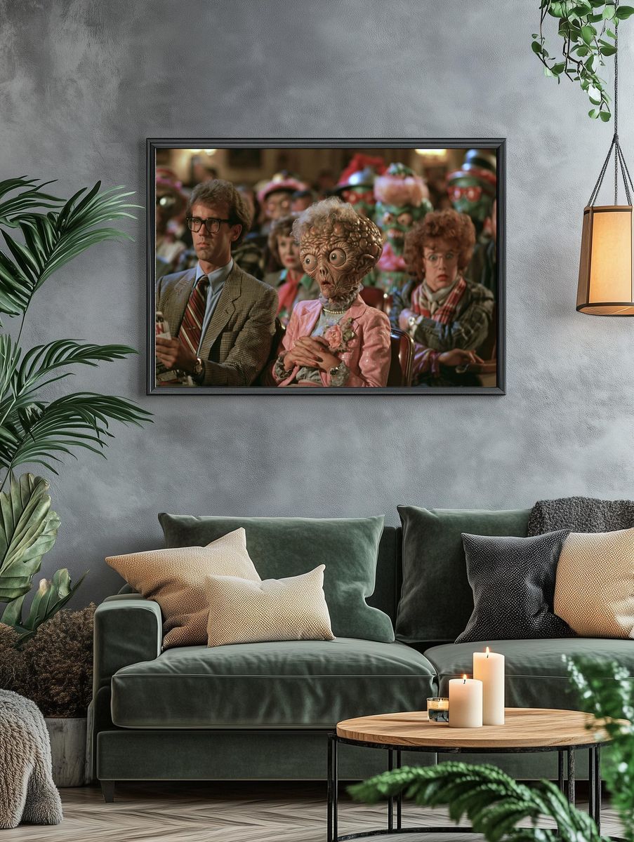 Mars Attacks! Sci-Fi Movie Poster. — room view 4