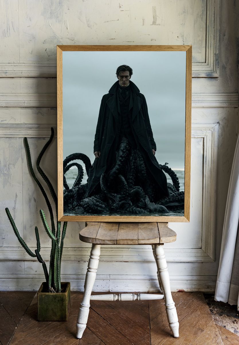 Dark Gothic Figure Poster. — room view 1