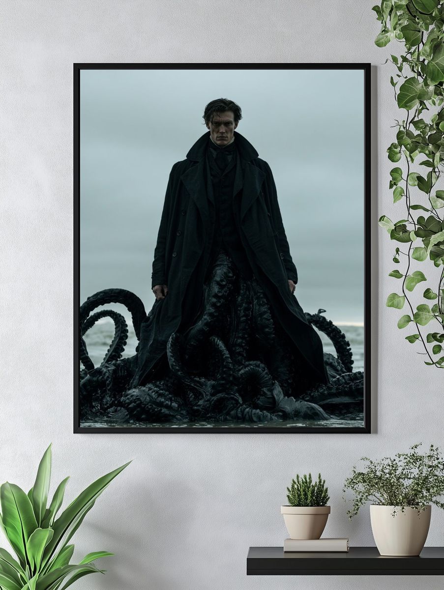 Dark Gothic Figure Poster. — room view 4