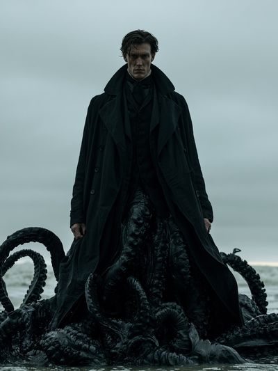 Dark Gothic Figure Poster. poster