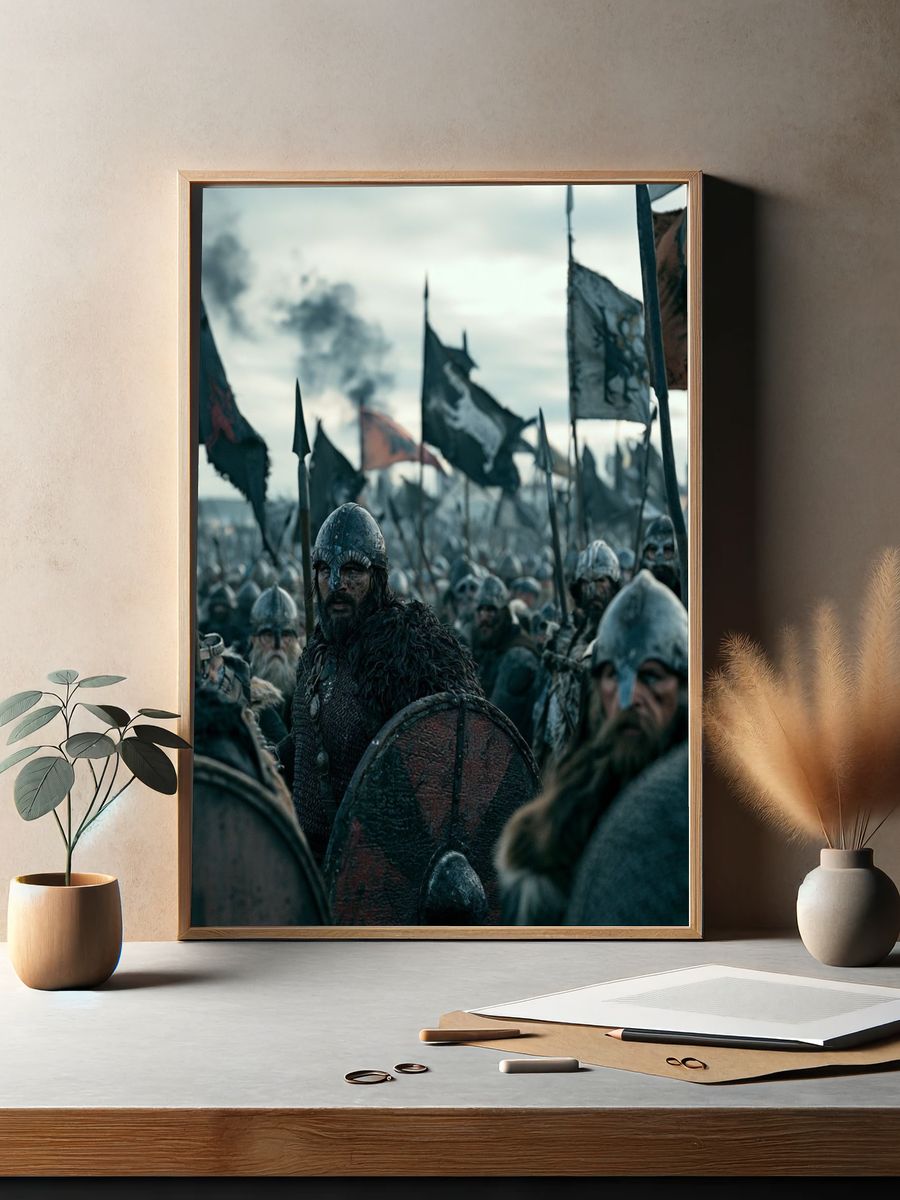 Viking Battle Formation Poster. — room view 2