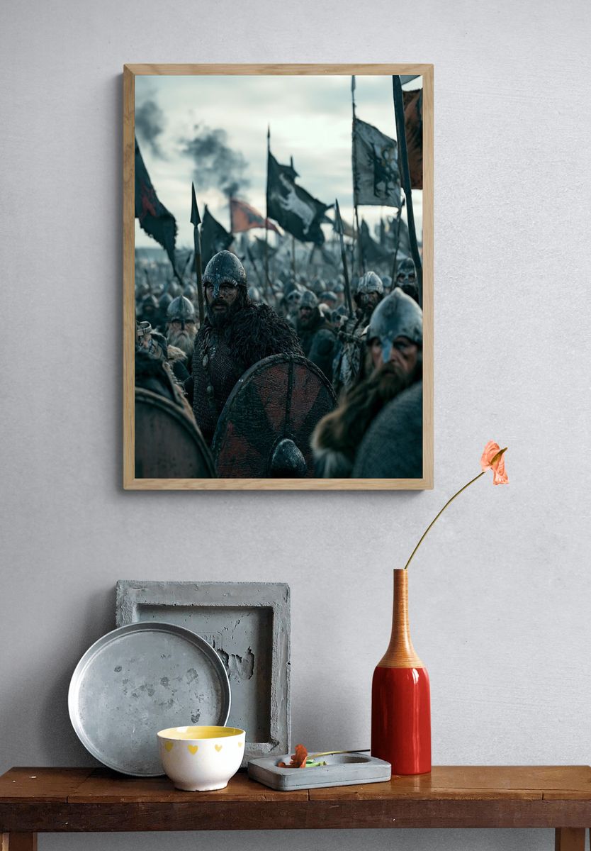 Viking Battle Formation Poster. — room view 3
