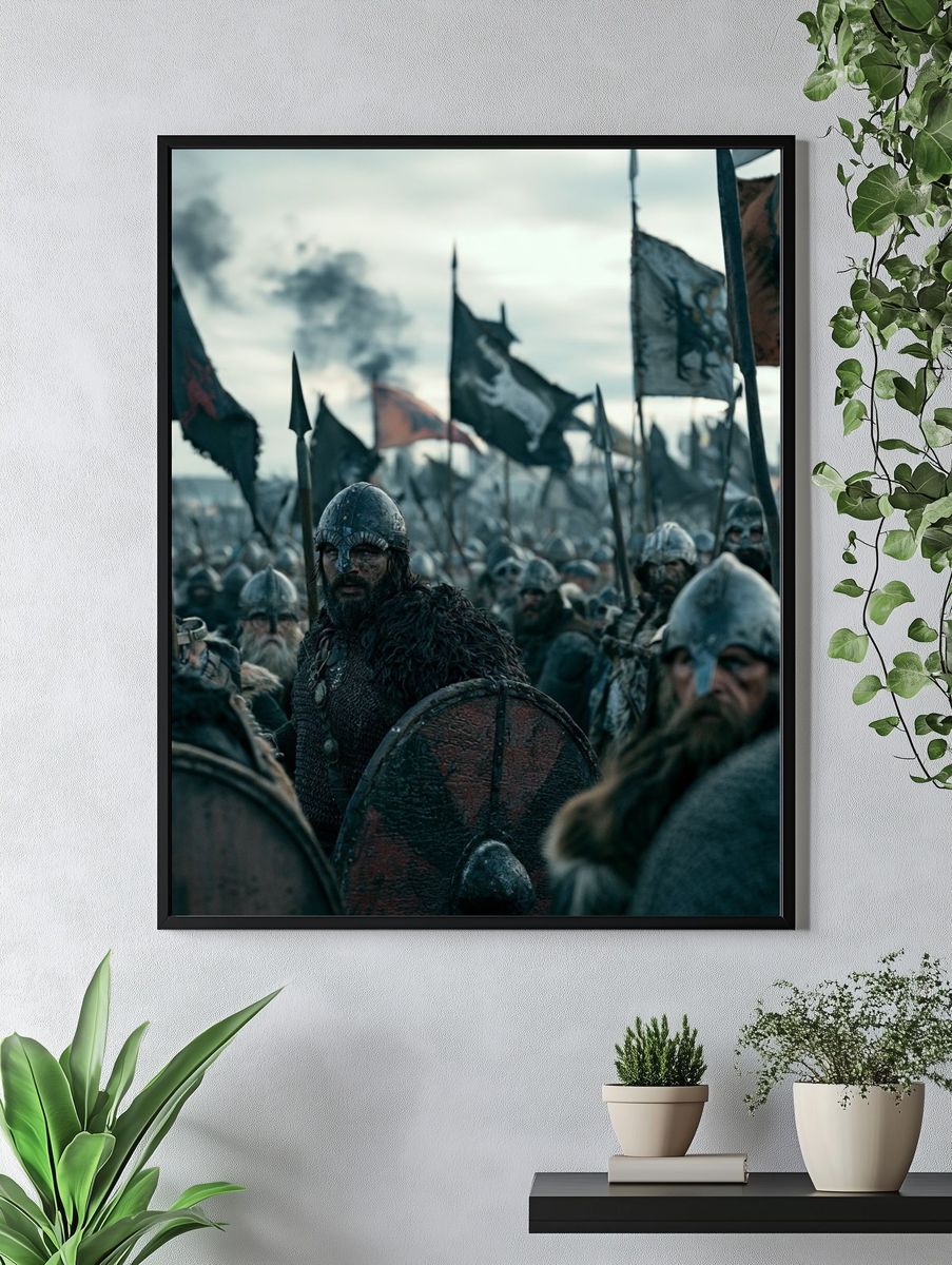 Viking Battle Formation Poster. — room view 4