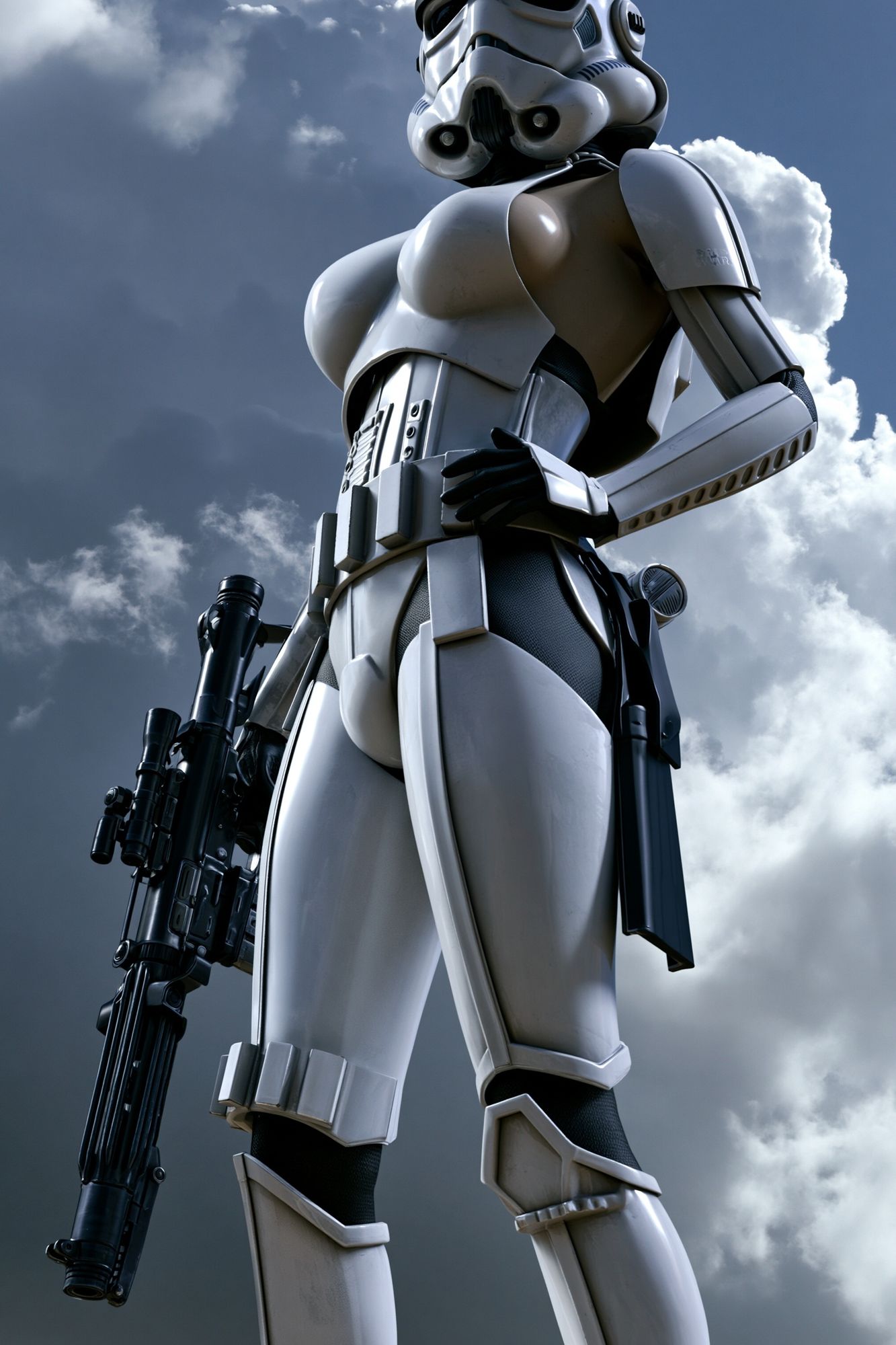 Stormtrooper Sky Patrol Poster. poster detail
