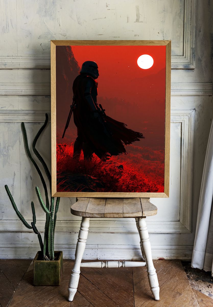 Sith Warrior Sunset Poster. room preview