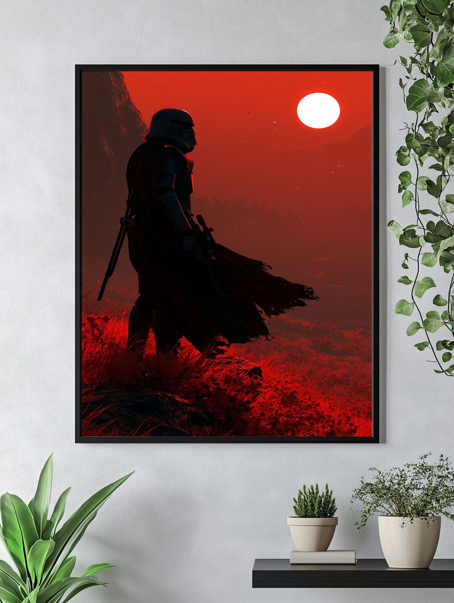 Sith Warrior Sunset Poster. — room view 4