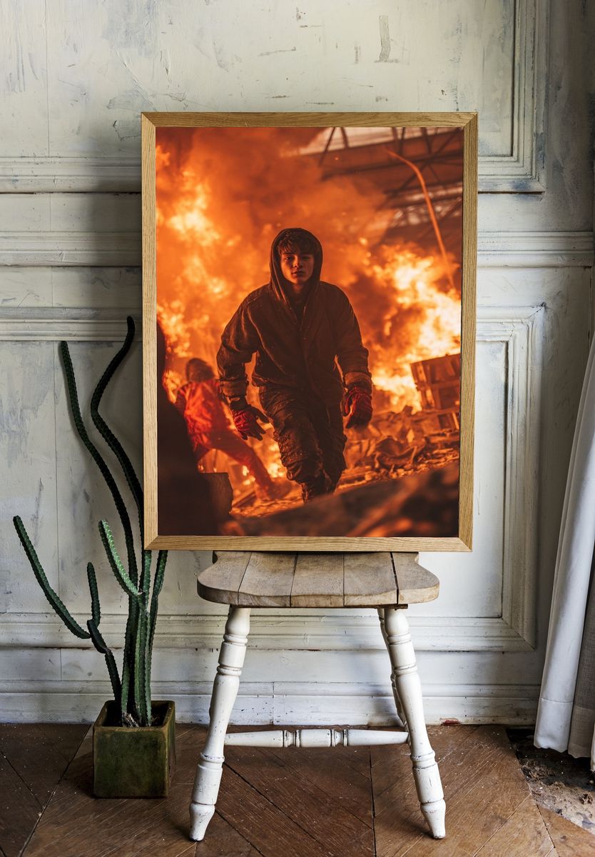 Fire Escape Action Poster. — room view 1