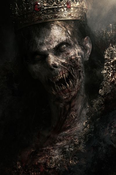 Undead Crown Horror Print. poster