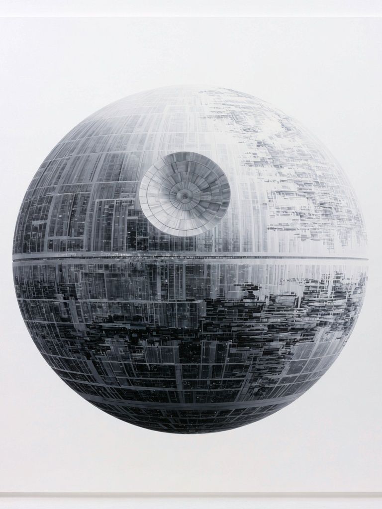 Death Star Minimalist Print. poster — movies art