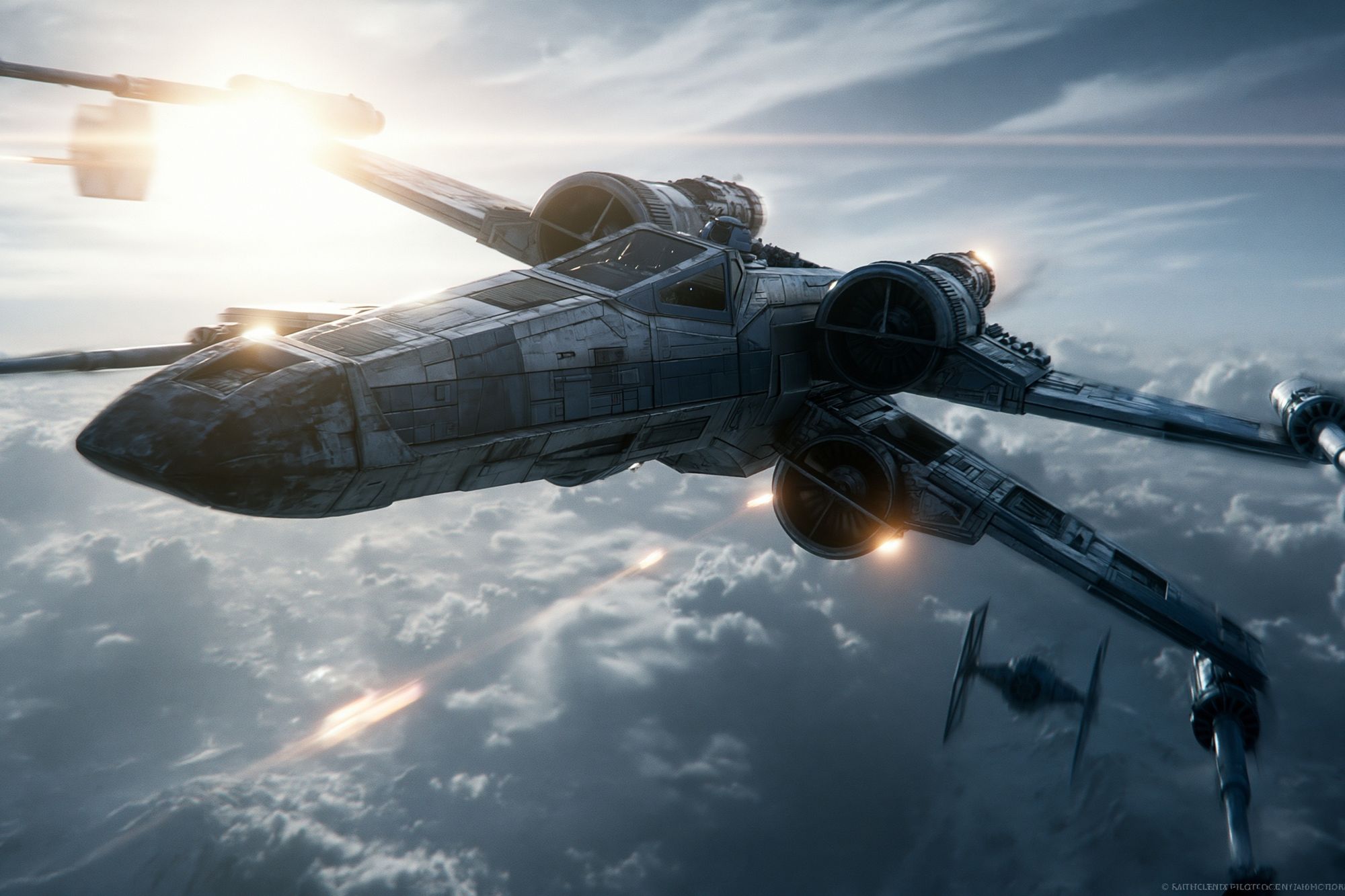 X-Wing Starfighter Sci-Fi Poster. poster — movies art
