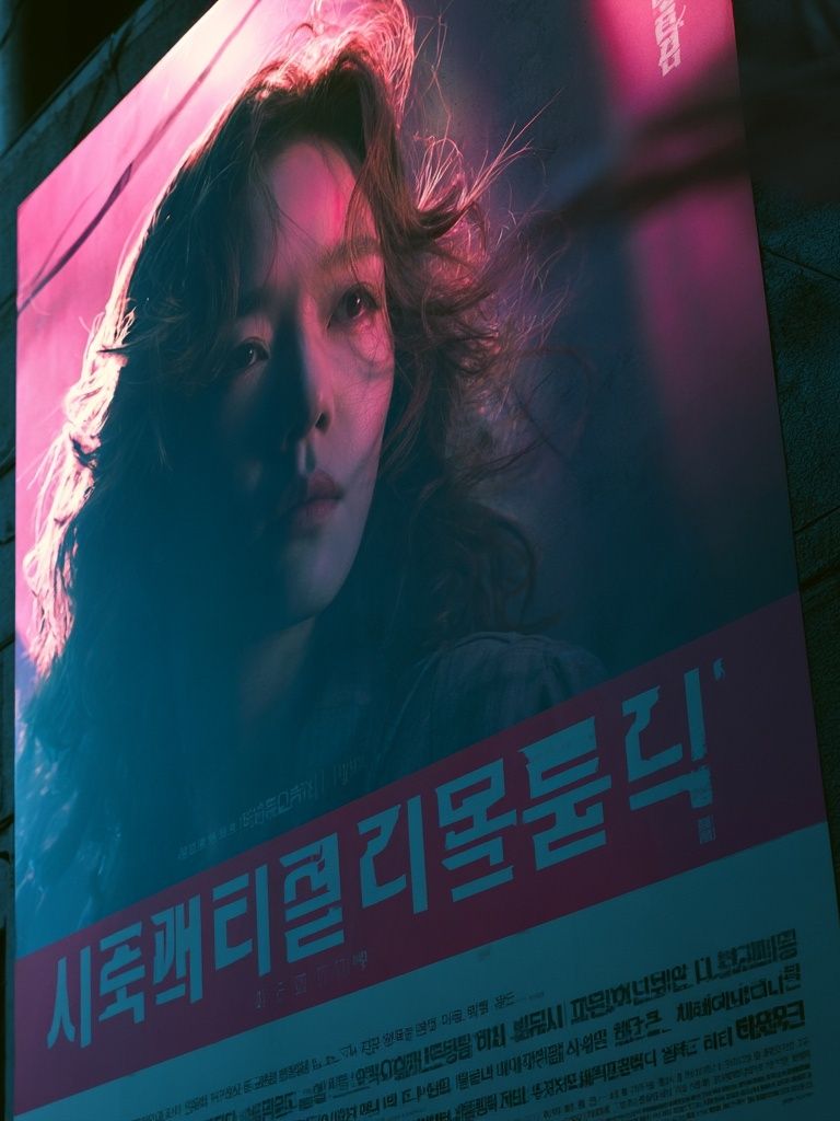 Neon Portrait Film Poster. poster detail