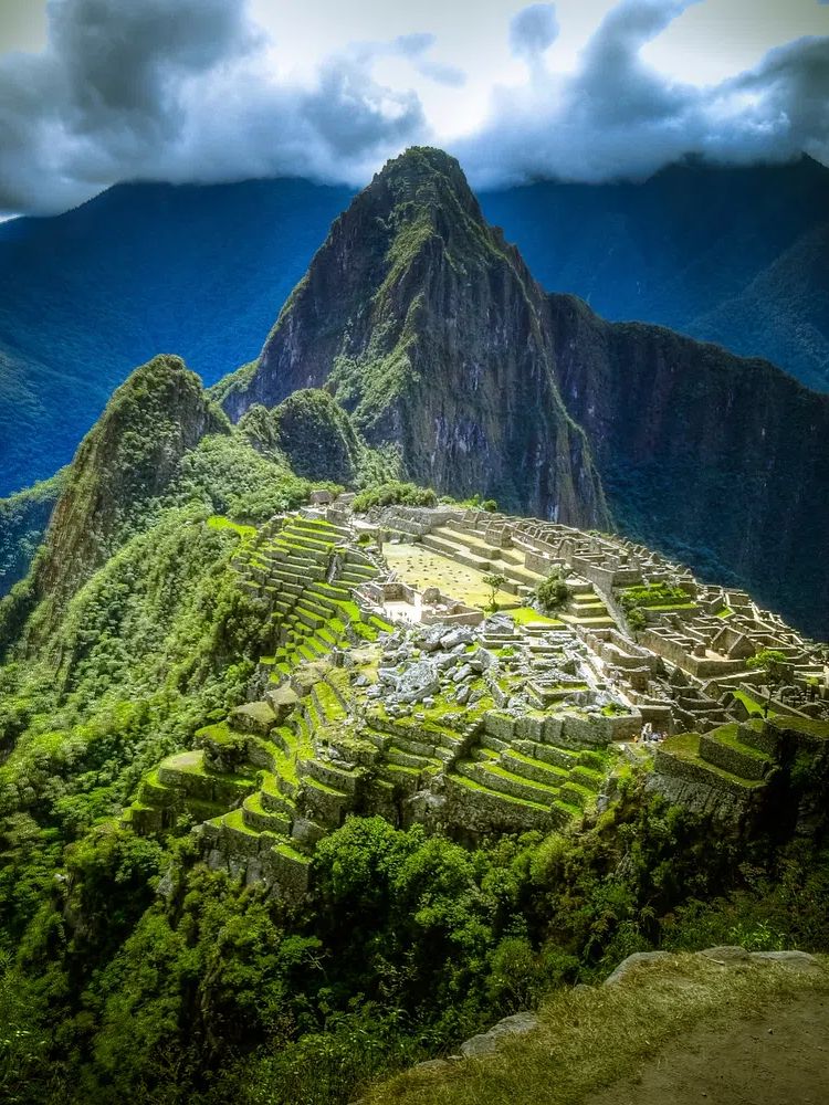 Machu Picchu Landscape Poster. poster detail