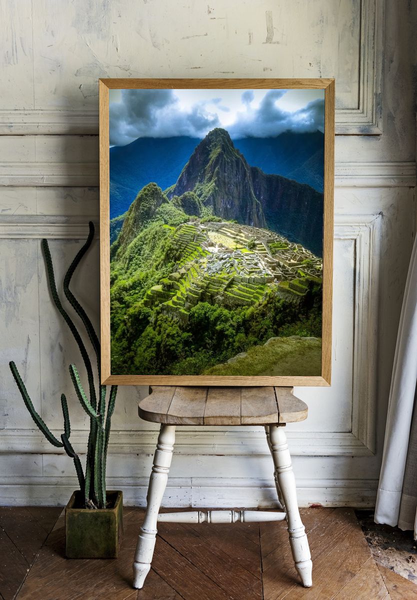 Machu Picchu Landscape Poster. — room view 1