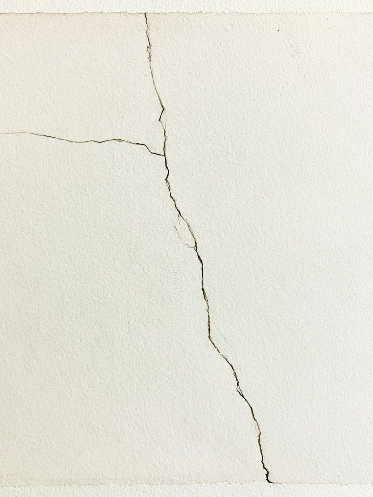 Cracked Plaster Texture Print. poster — minimalist art