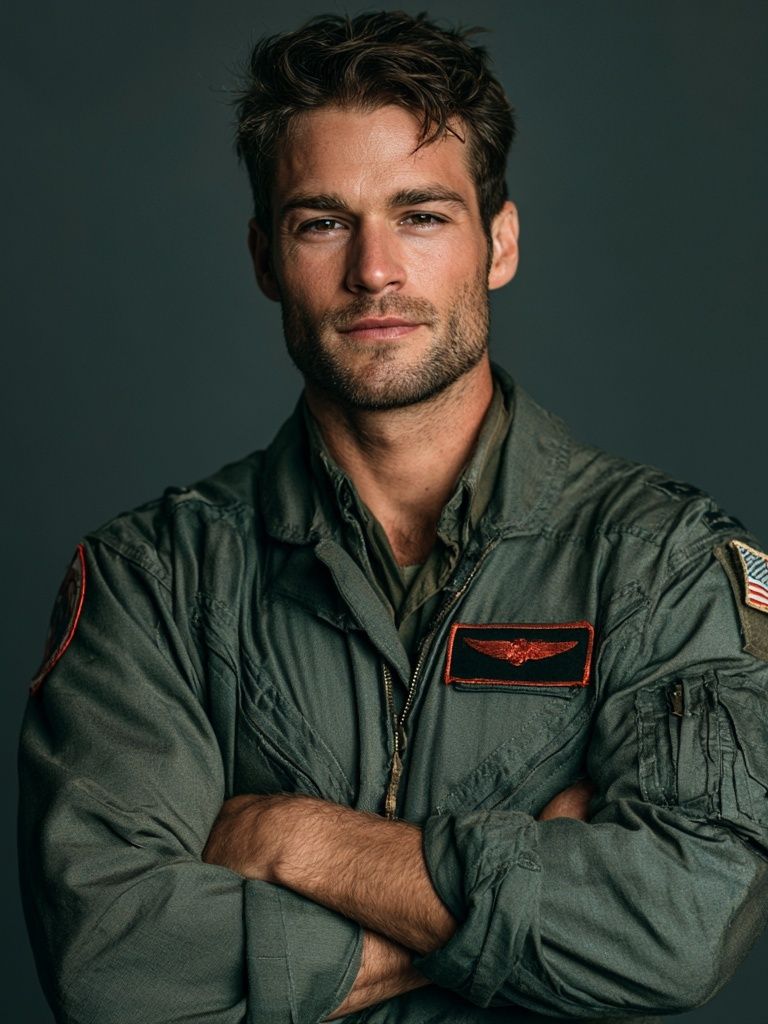 Military Portrait Photography Poster. poster detail