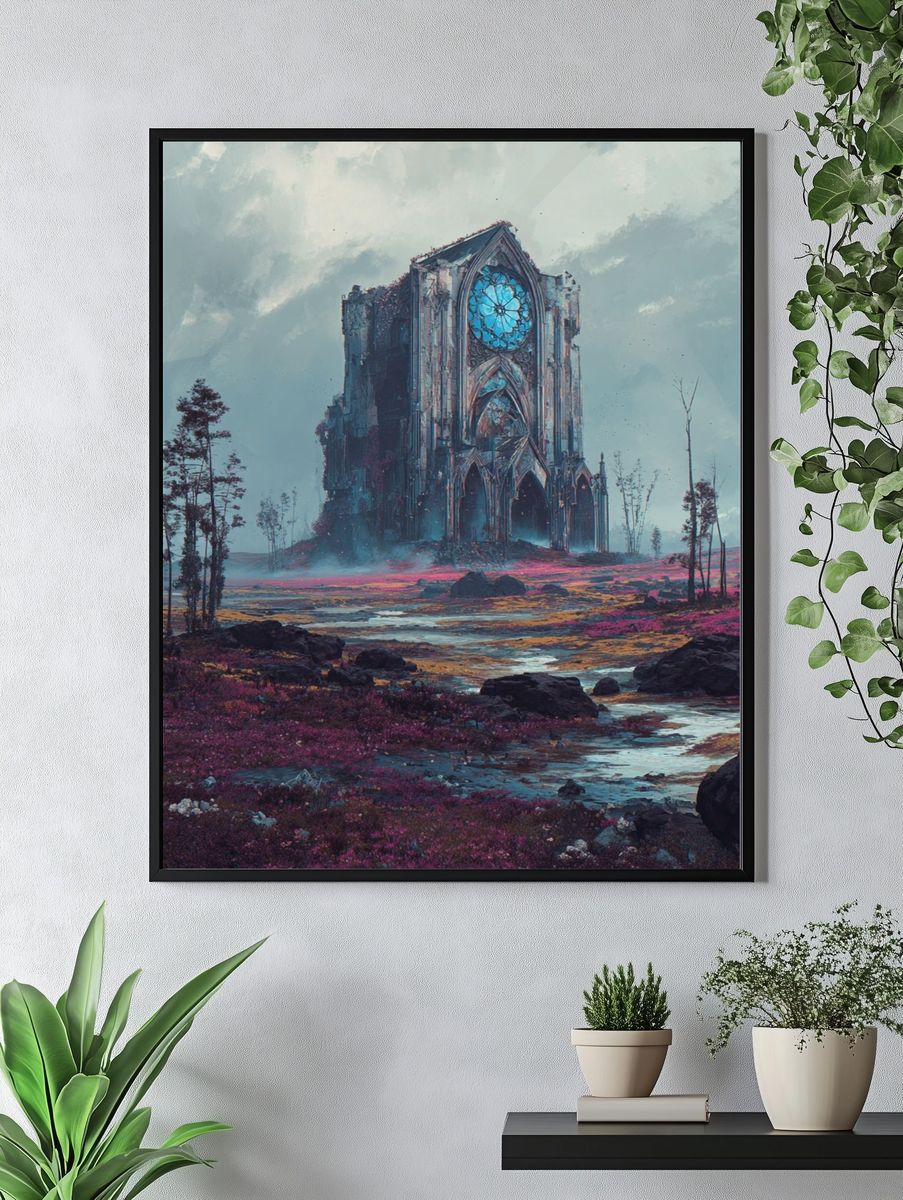 Mystical Ruins — Fine Art Print. — room view 4