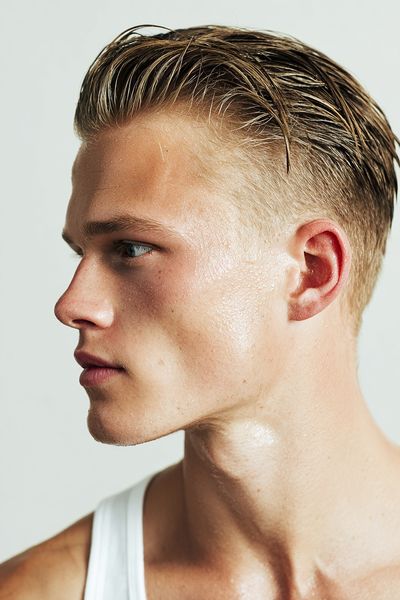 Male Portrait Photography Poster. poster