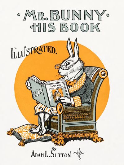 Mr. Bunny — Vintage Print. poster