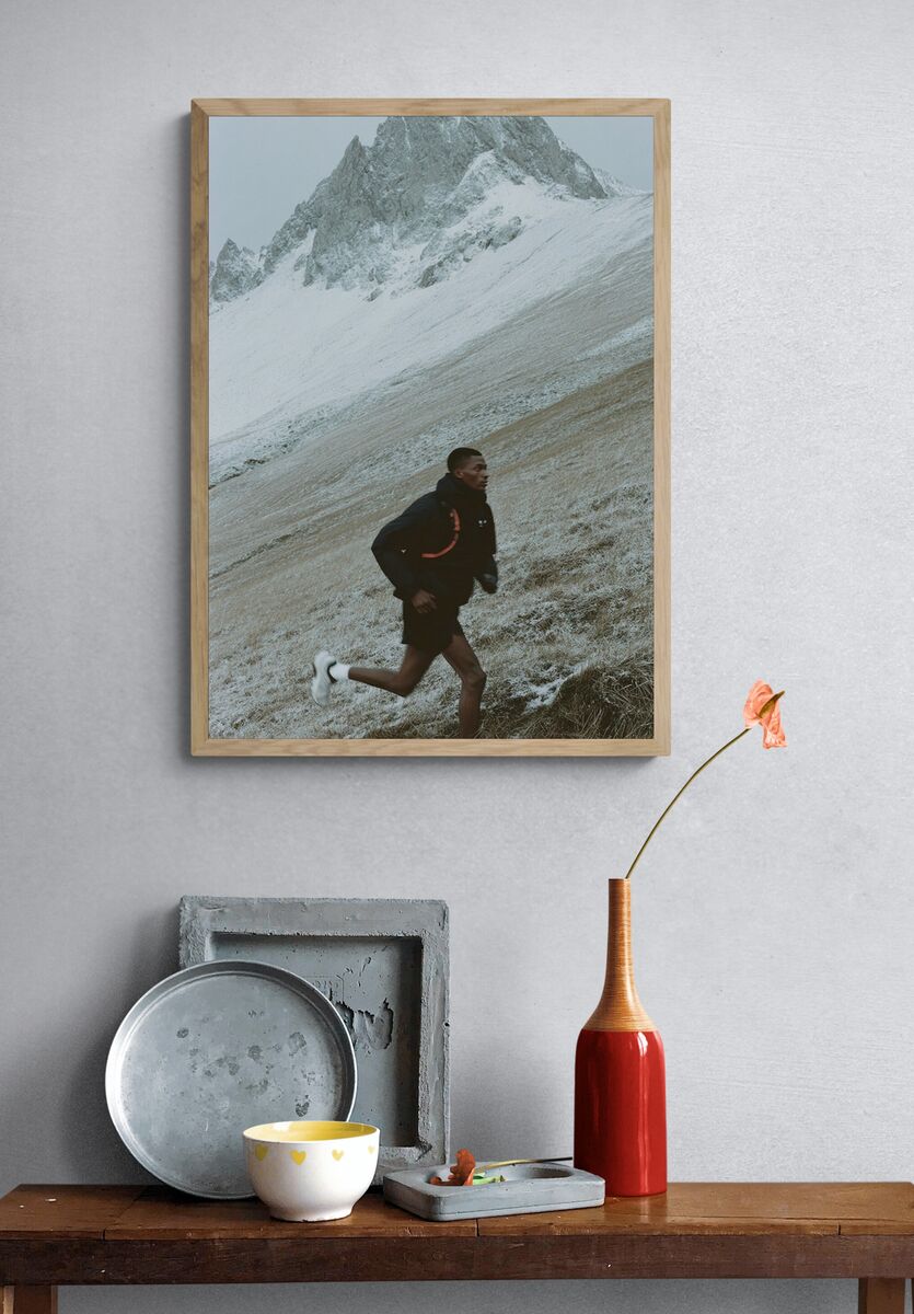 Mountain Runner — Photography Poster. — room view 3
