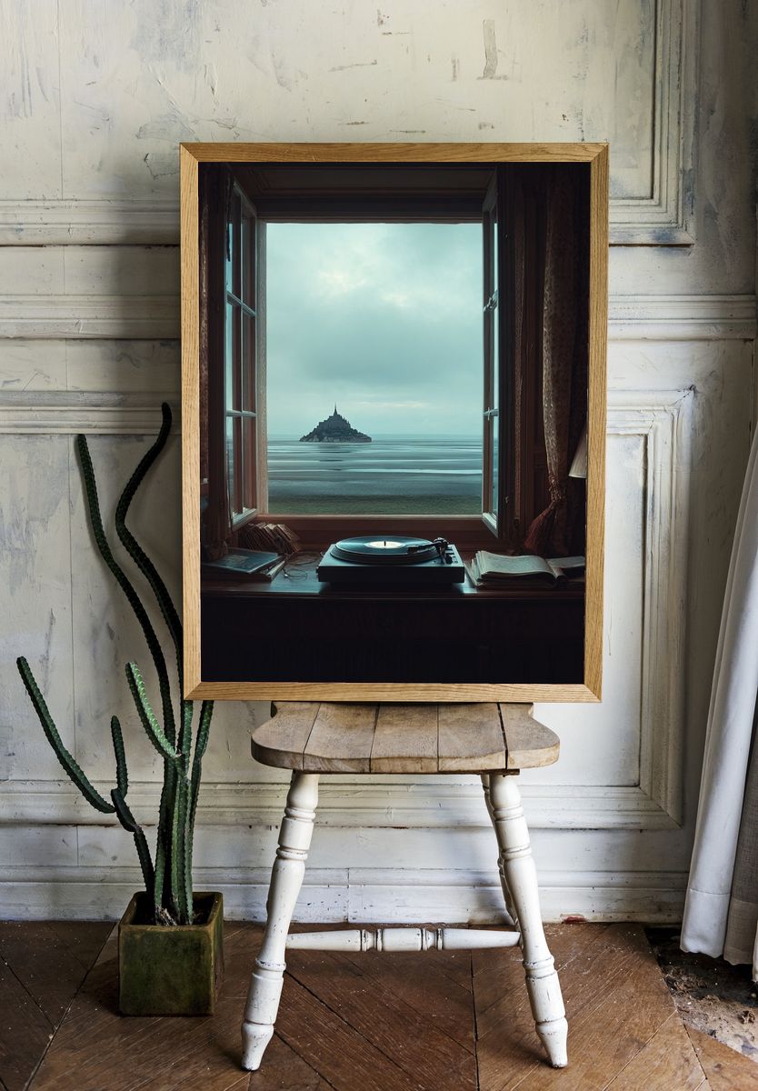 Mont Saint-Michel View — Fine Art Print room preview