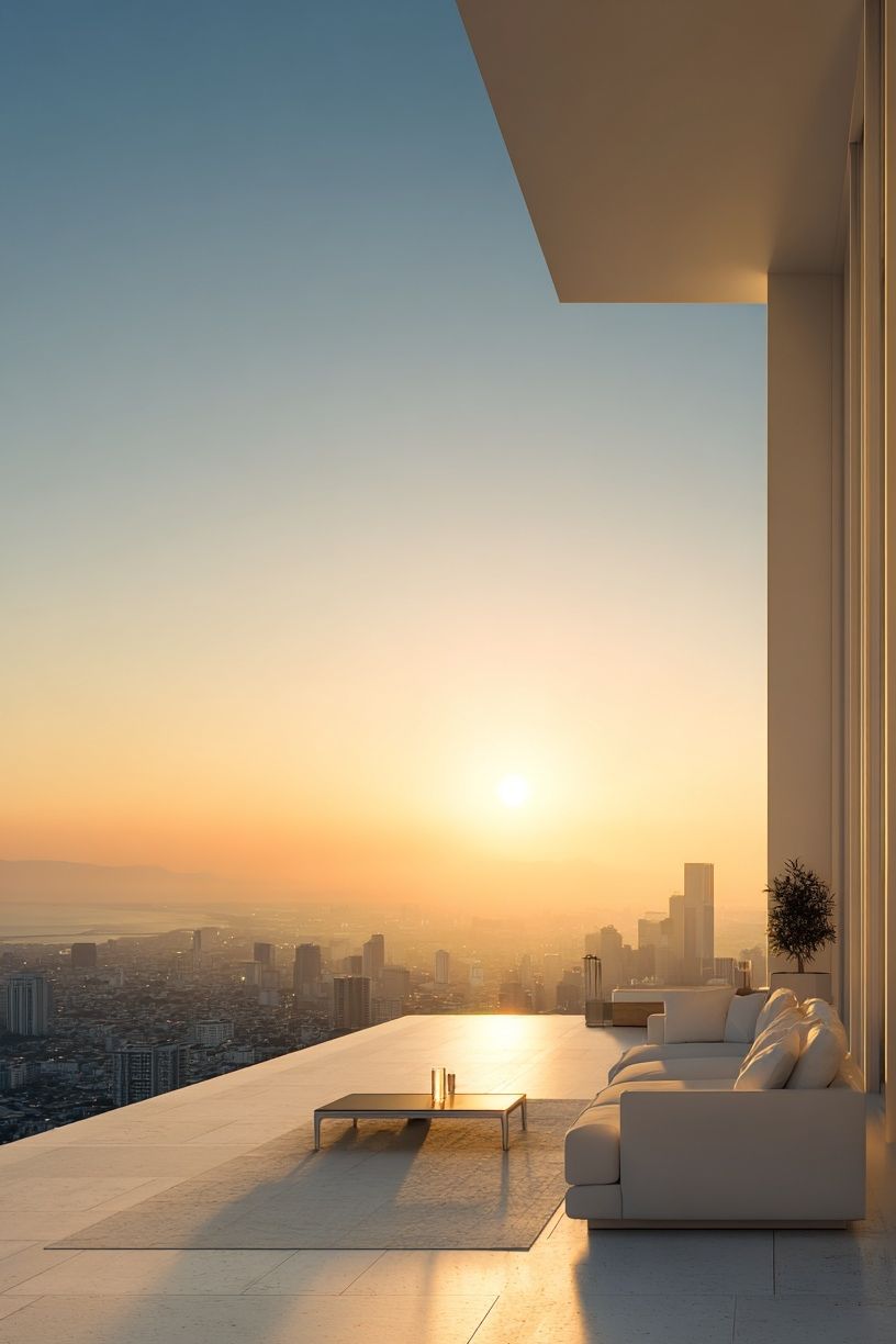 Modern Sunset View — Photography Print. poster detail
