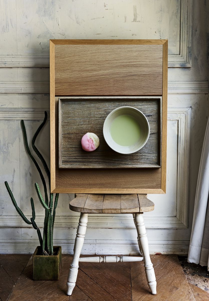 Matcha Tea Still Life Photography Poster. — room view 1