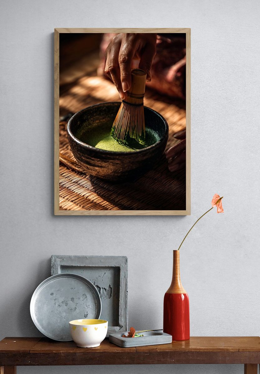 Matcha Preparation — Fine Art Print. — room view 3