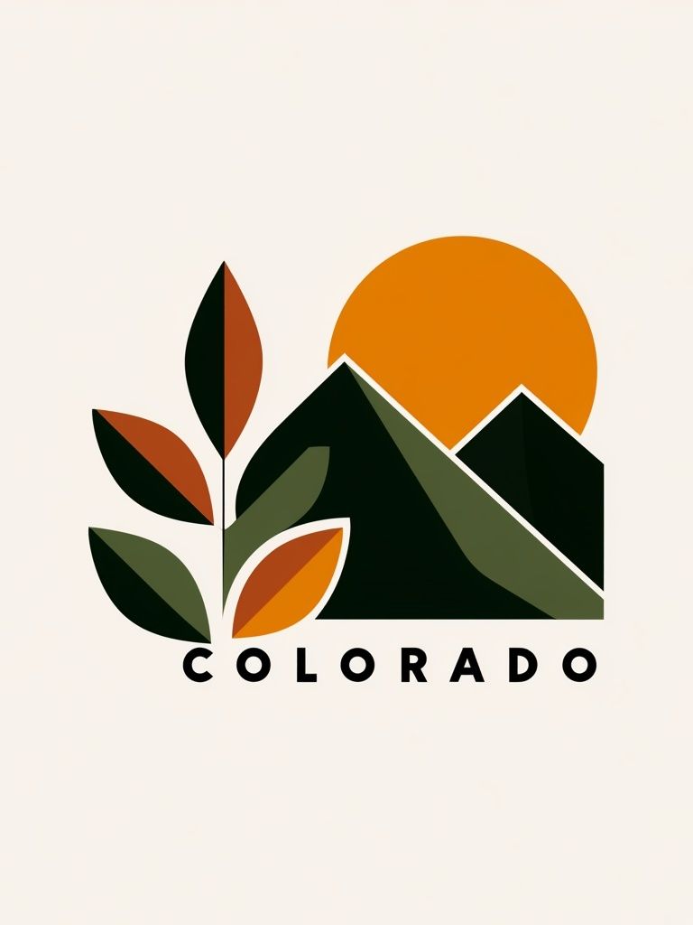 Colorado Mountain Sunset Print. poster detail